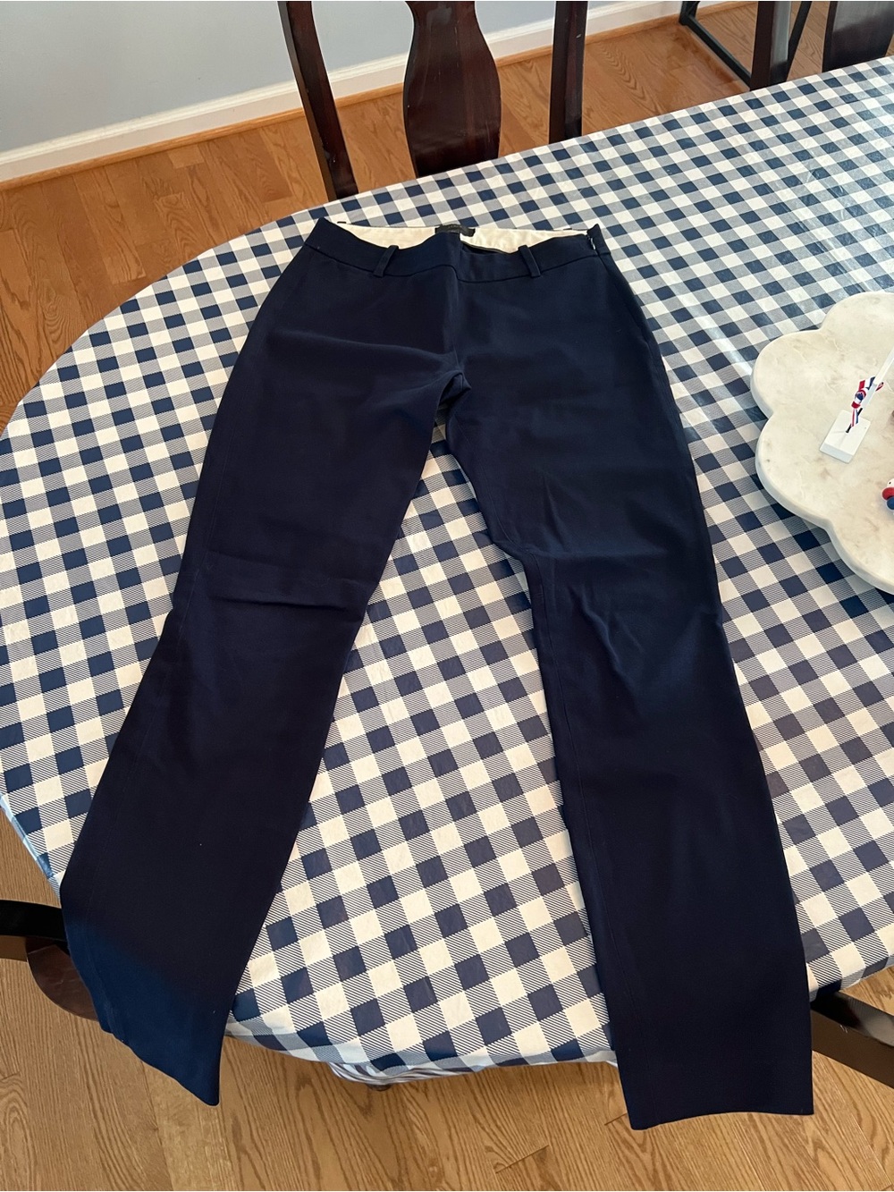 J. Crew Navy Straight-Leg Minnie Pants size 2 Tall